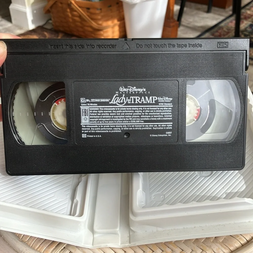 WALT DISNEY MASTERPIECE LADY and the TRAMP VHS 4573 THX Certified